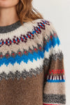 Velvet - Kella - Colourful Fairisle Sweater in Multi
