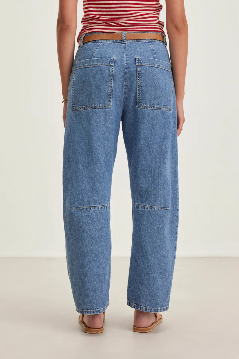 Velvet - Farah - Denim Pant in Indigo