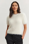 Velvet - Eila - Novelty Feather Yarn Top