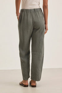 Velvet - Taylor - Heavy Linen Pant in Graphite