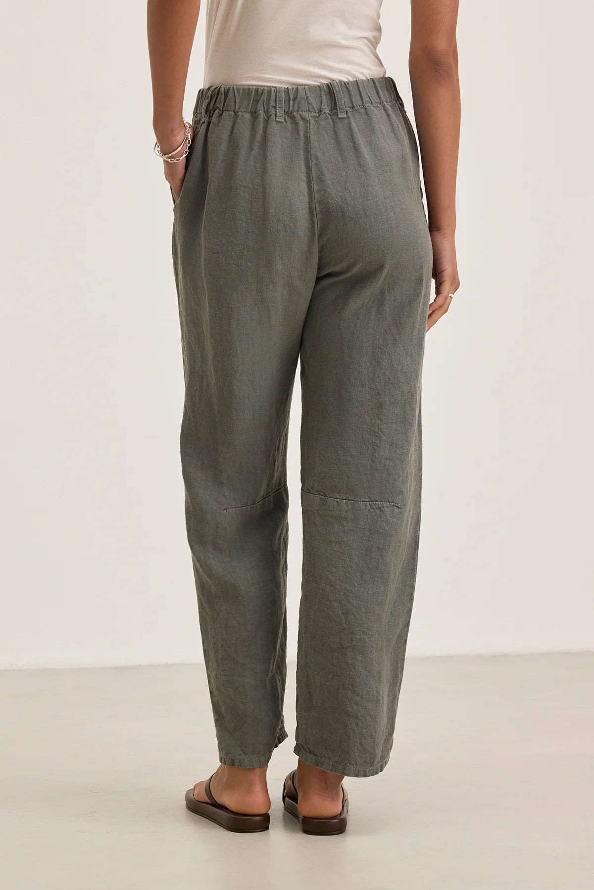 Velvet - Taylor - Heavy Linen Pant in Graphite