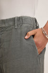 Velvet - Taylor - Heavy Linen Pant in Graphite