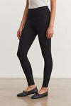 Velvet - Jillette - Ponte legging in Black