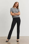 Velvet - Albee - Ponte Trouser in Black