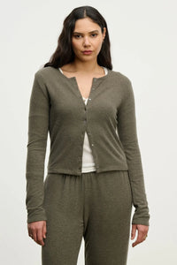 Velvet - Raya - Kashmir Knit Top in Caper