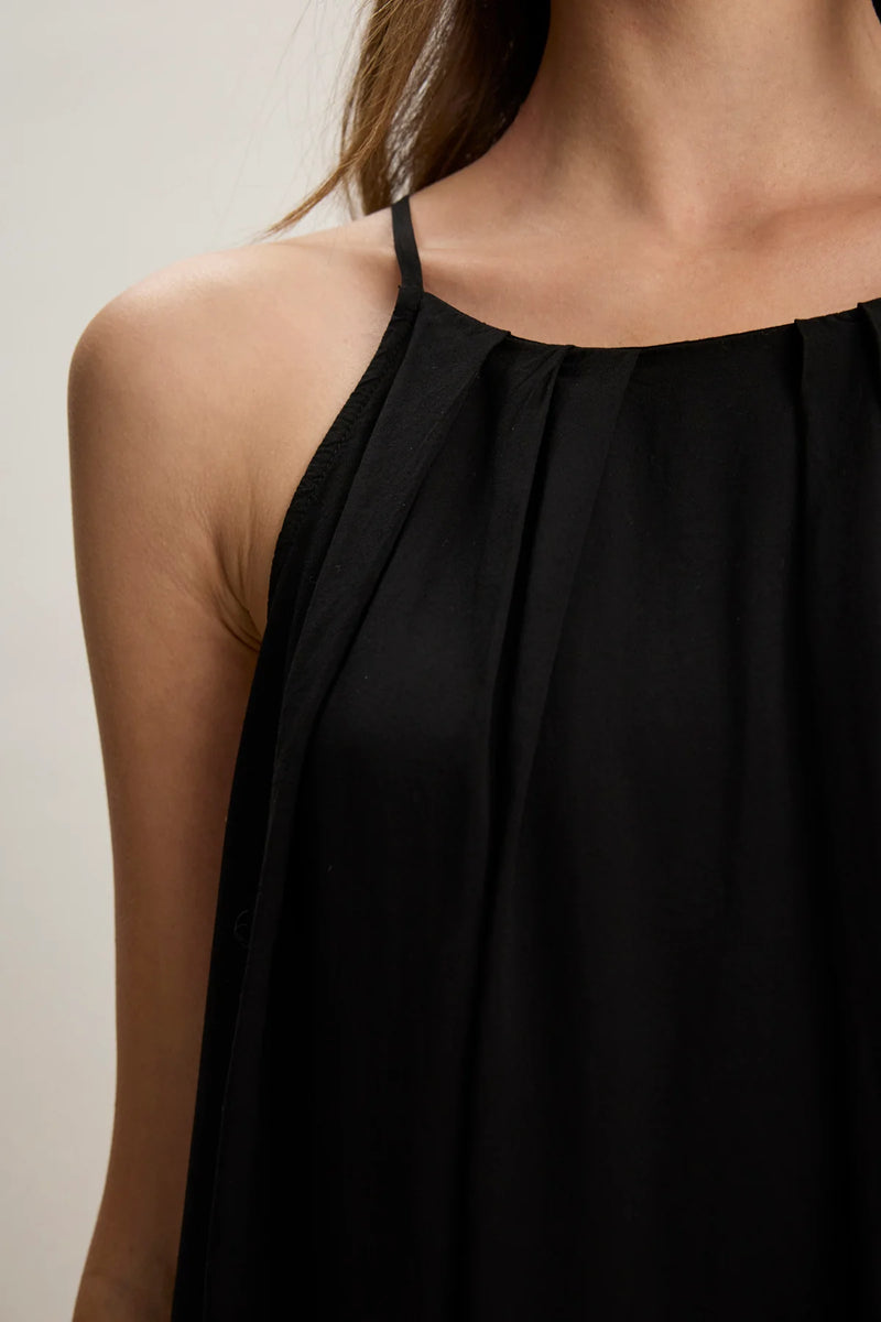 Velvet - Piper - Rayon Challis Top in Black