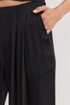 Velvet - Rhetta Satin Viscose Pant in Black