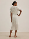 Velvet - Eloise - Textured Gauze Dress in Coconut