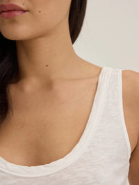 Velvet - Aya Tank Top in White