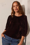 Velvet - Nancy - Silk Velvet Top