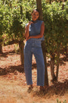 Velvet - Loren - Denim Top in Indigo