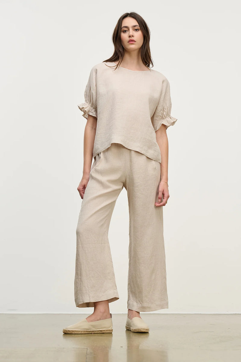 Velvet - Lola Woven Linen Pant