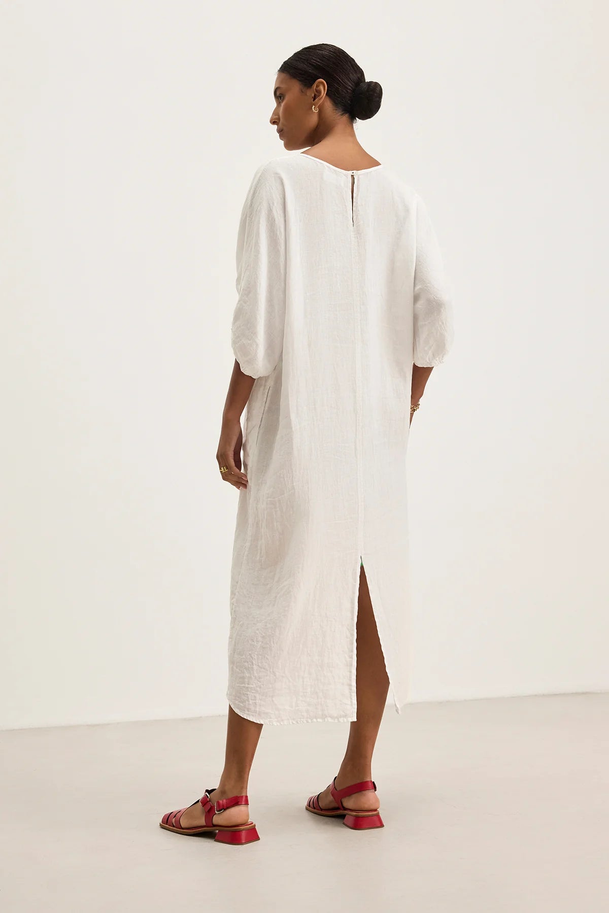 Velvet - Carmen - Woven Linen Dress