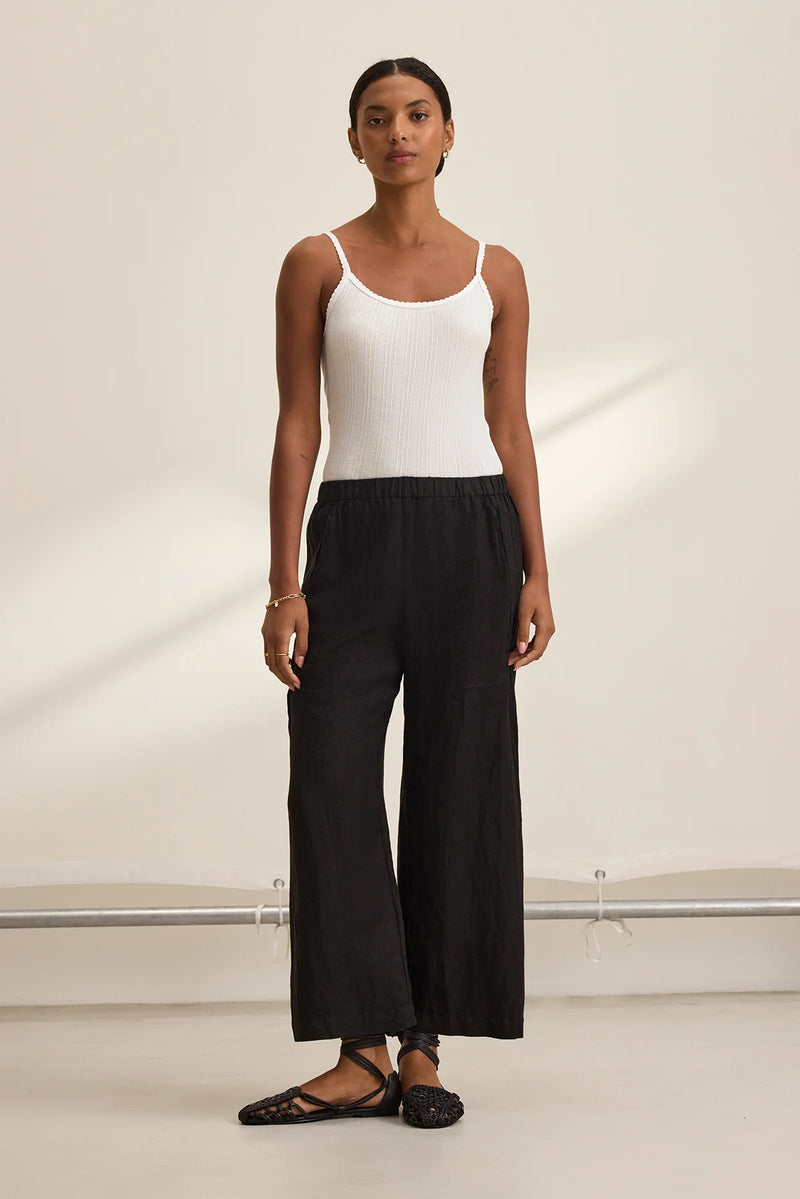 Velvet - Lola Woven Linen Pant