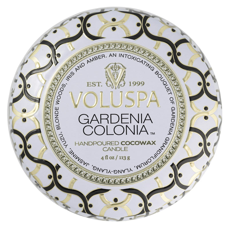 Voluspa - Gardenia Colonia Mini Tin Candle