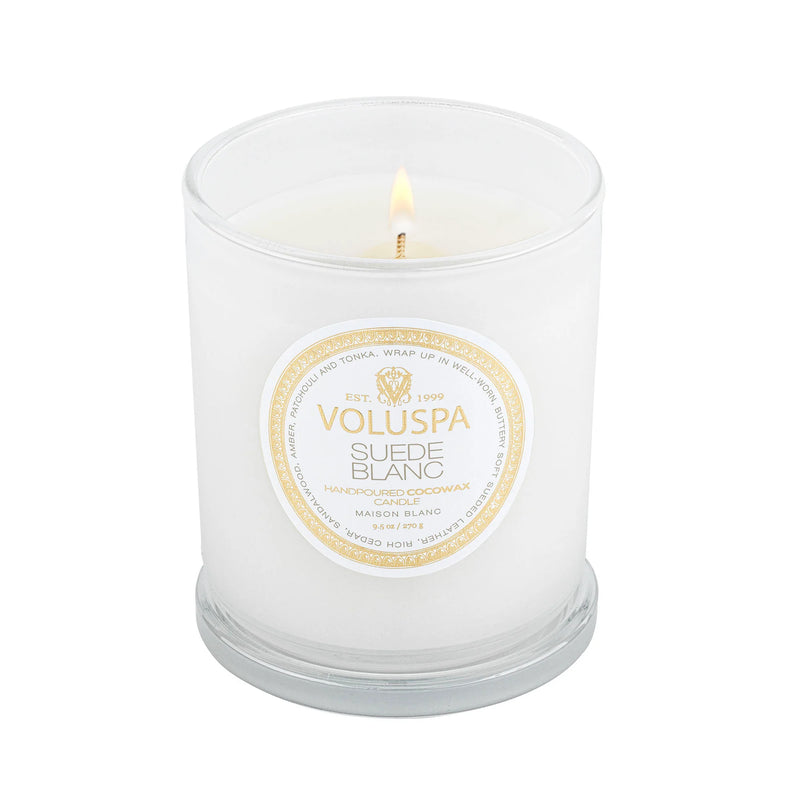 Voluspa - Suede Blanc Classic Candle