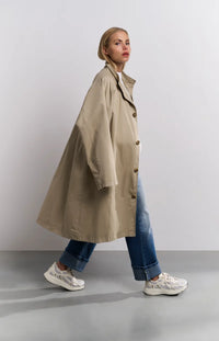 YAYA - Oversized Coat in Safari