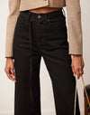 Yoga Jeans - Lily Wide Leg Jeans in Black