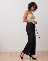 Yoga Jeans - Lily Wide Leg Jeans in Abel