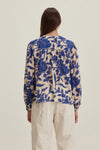 Velvet - Elda - Printed Light Royal Crepe Top