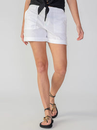Sanctuary - Switchback Cuffed Short in Brilliant White