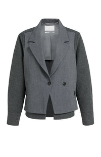 YAYA - Loose Fit Blazer with Contrast Fabric
