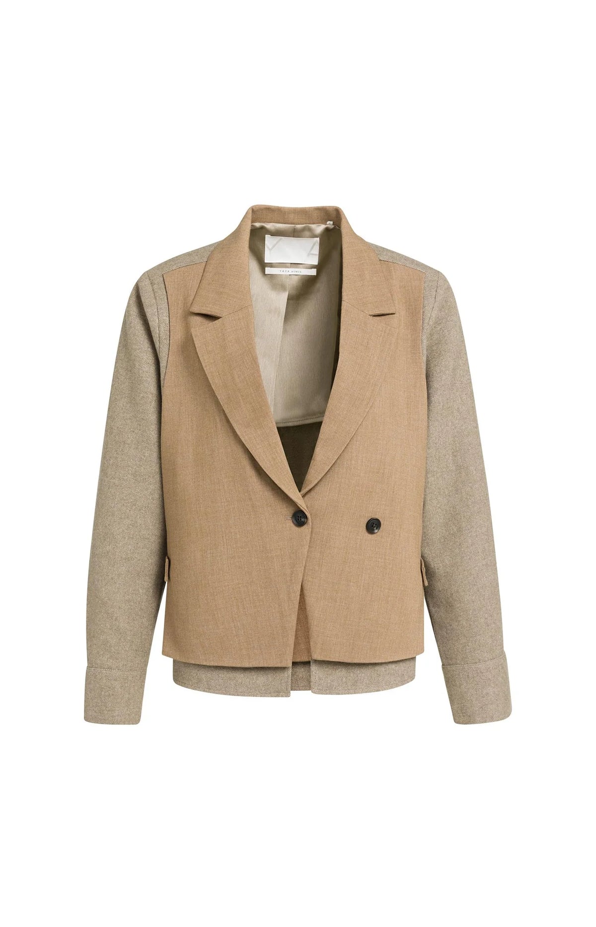 YAYA - Loose Fit Blazer with Contrast Fabric