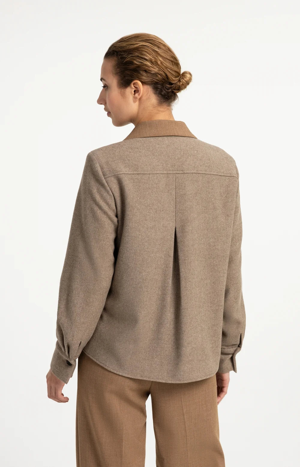 YAYA - Loose Fit Blazer with Contrast Fabric