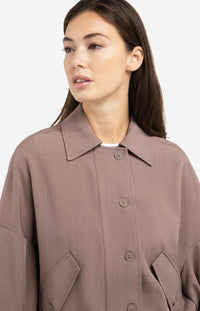 YAYA - Blouse Jacket with Adjustable Waistband