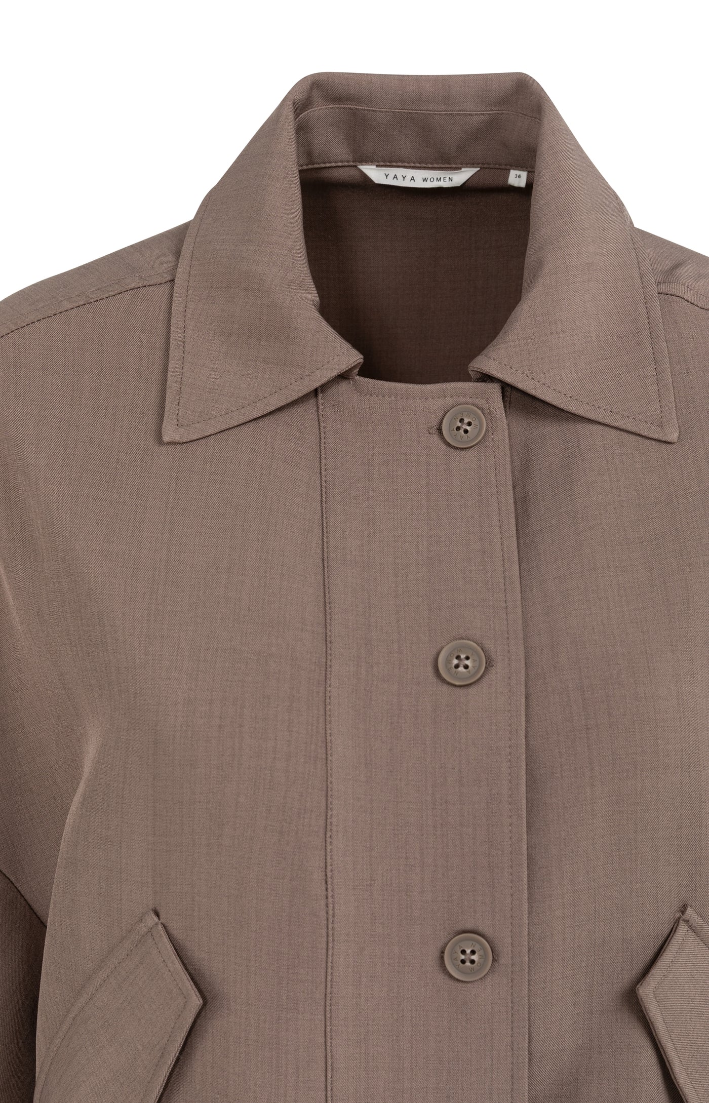 YAYA - Blouse Jacket with Adjustable Waistband