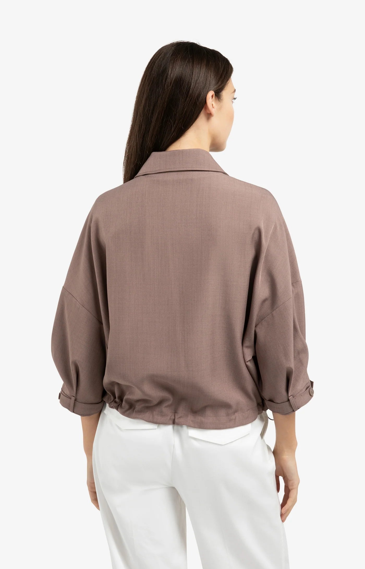 YAYA - Blouse Jacket with Adjustable Waistband