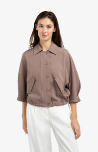 YAYA - Blouse Jacket with Adjustable Waistband