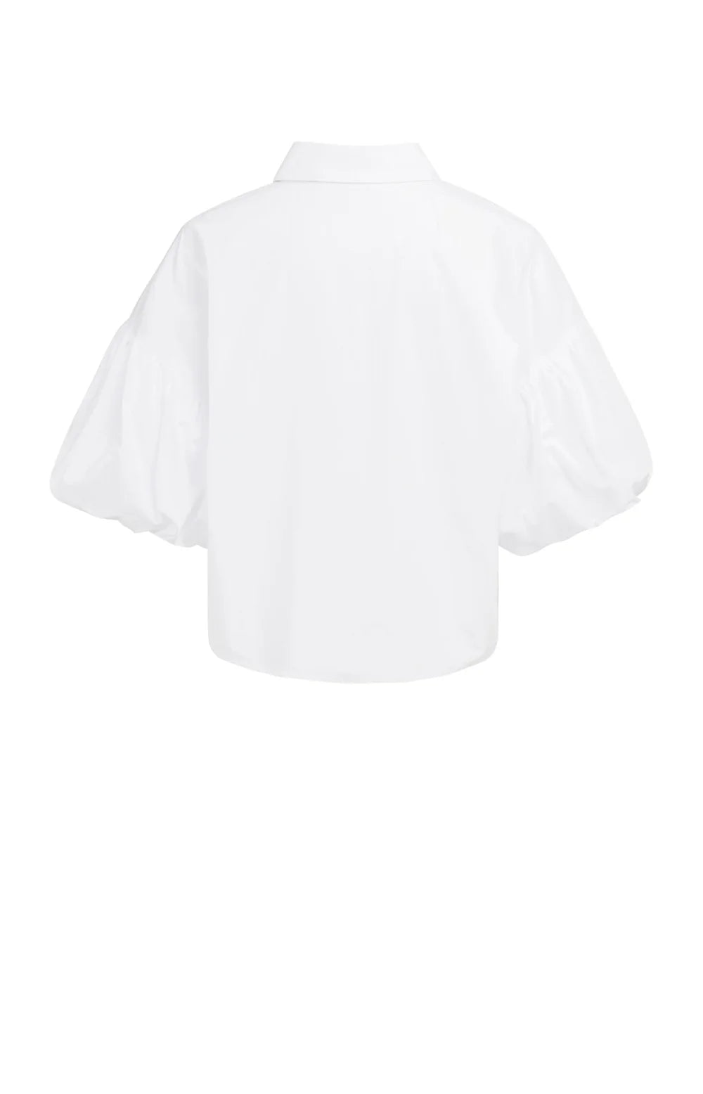 YAYA - Blouse with Balloon Sleeves in Pure White