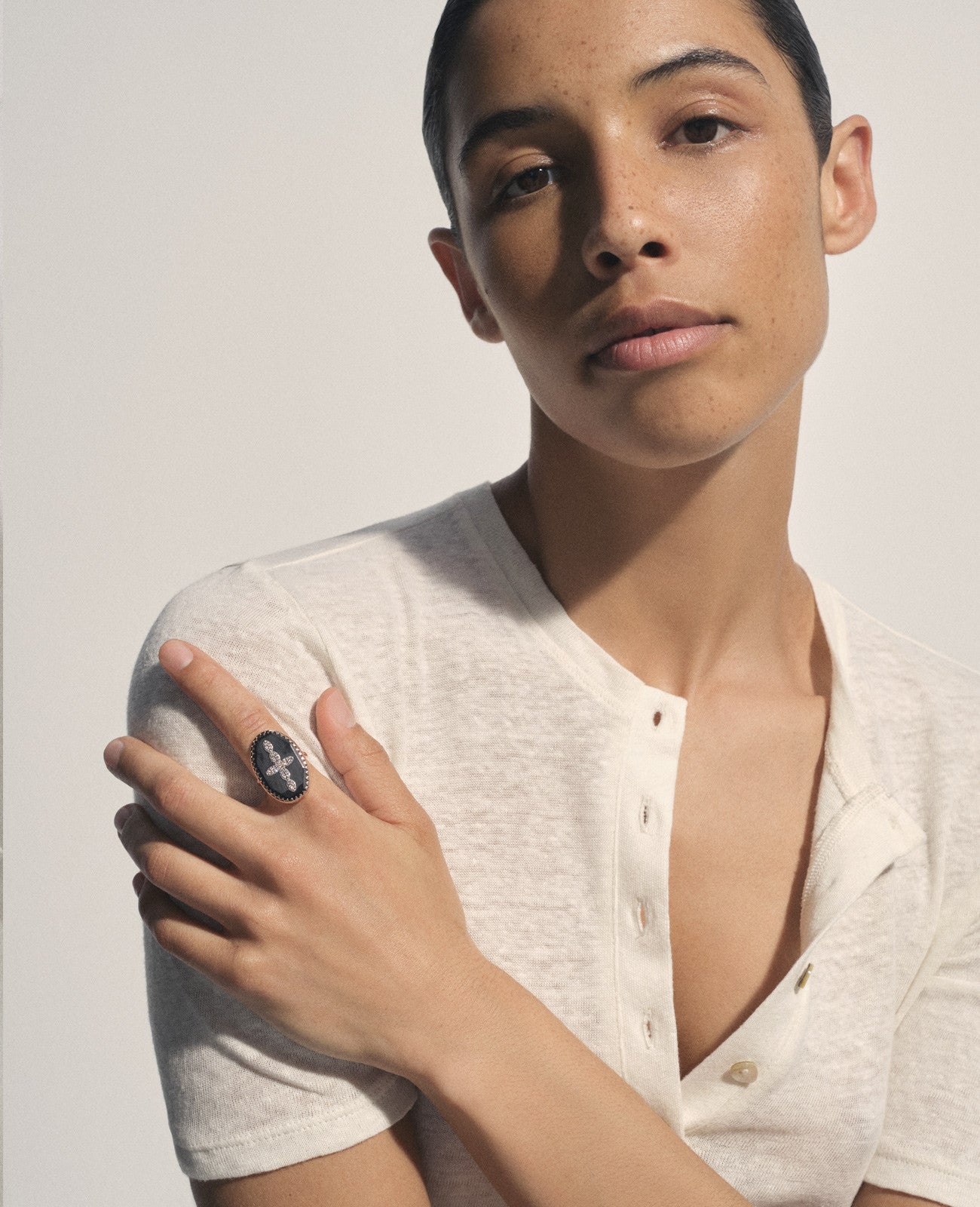 Pascale Monvoisin - BOWIE N°3 Black Diamond Ring