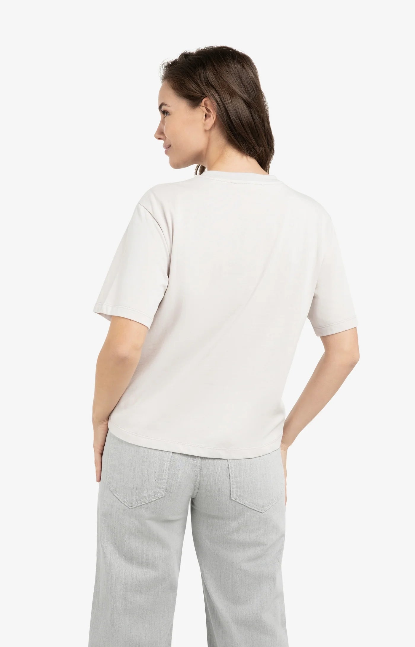 YAYA - Boyfriend T-Shirt in Gray Lilac