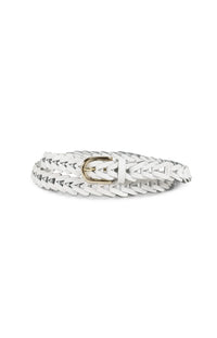 YAYA - Braided Leather Belt with Buckle
