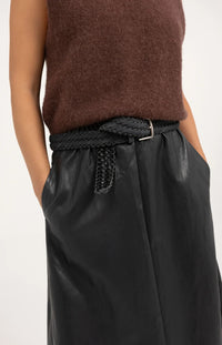 YAYA - Classic Buckle Braided Suede Belt