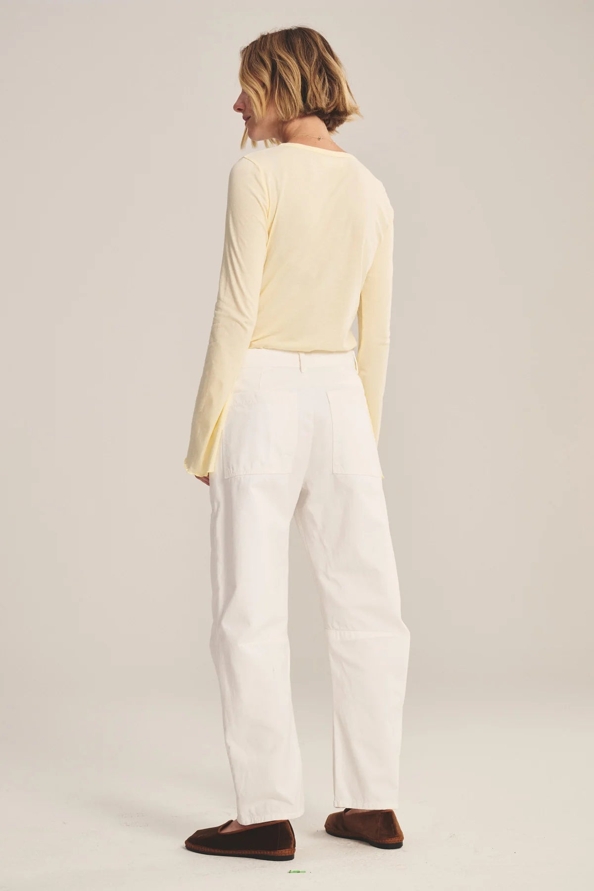 Velvet - Brylie - Sanded Twill Pant in Sleet