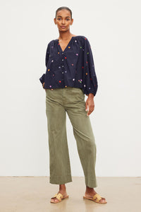 Velvet - Mya - Cotton Canvas Pant