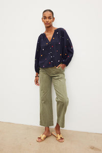 Velvet - Mya - Cotton Canvas Pant