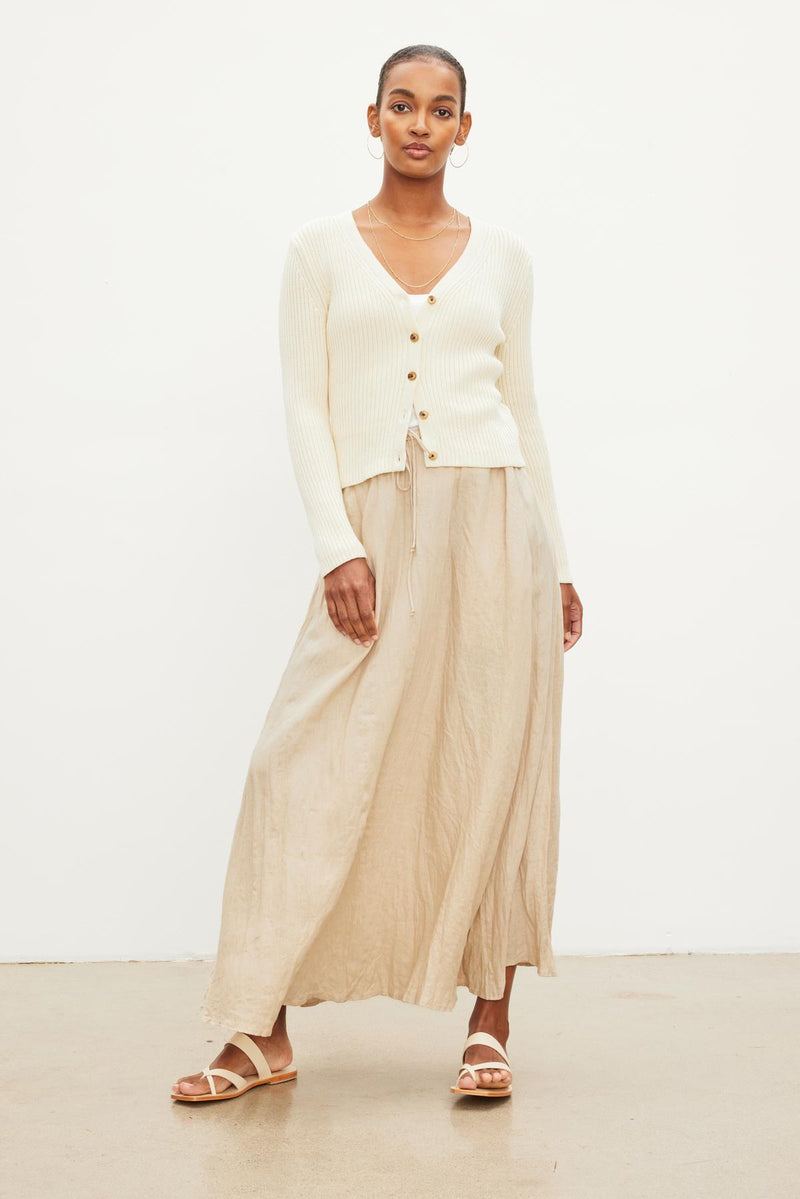 Velvet - Bailey Linen Maxi Skirt