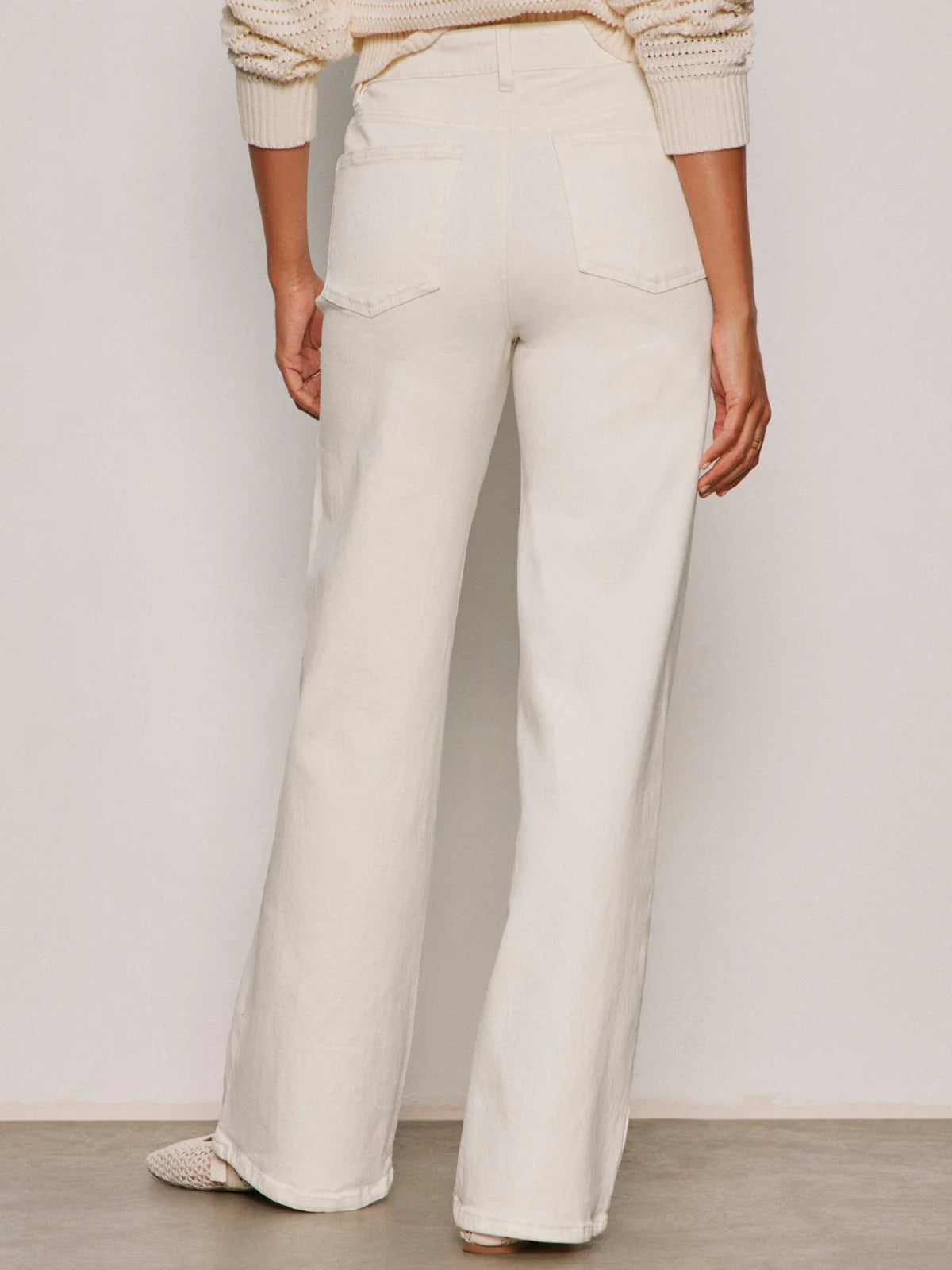 Sanctuary - Cadence Relaxed Straight Jeans in Collagen