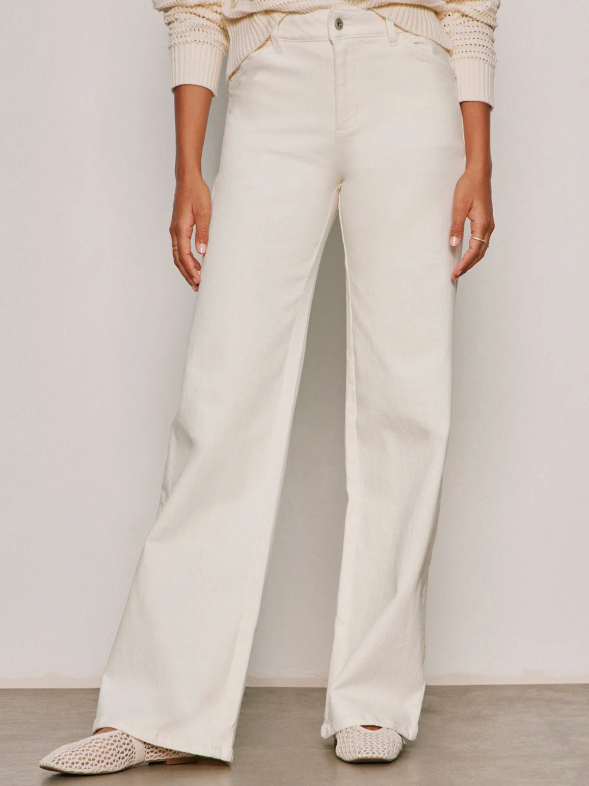 Sanctuary - Cadence Relaxed Straight Jeans in Collagen
