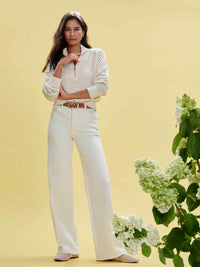 Sanctuary - Cadence Relaxed Straight Jeans in Collagen