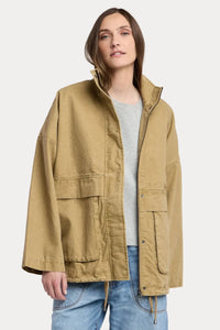 Velvet - Hunter Canvas Parka Jacket in Barley
