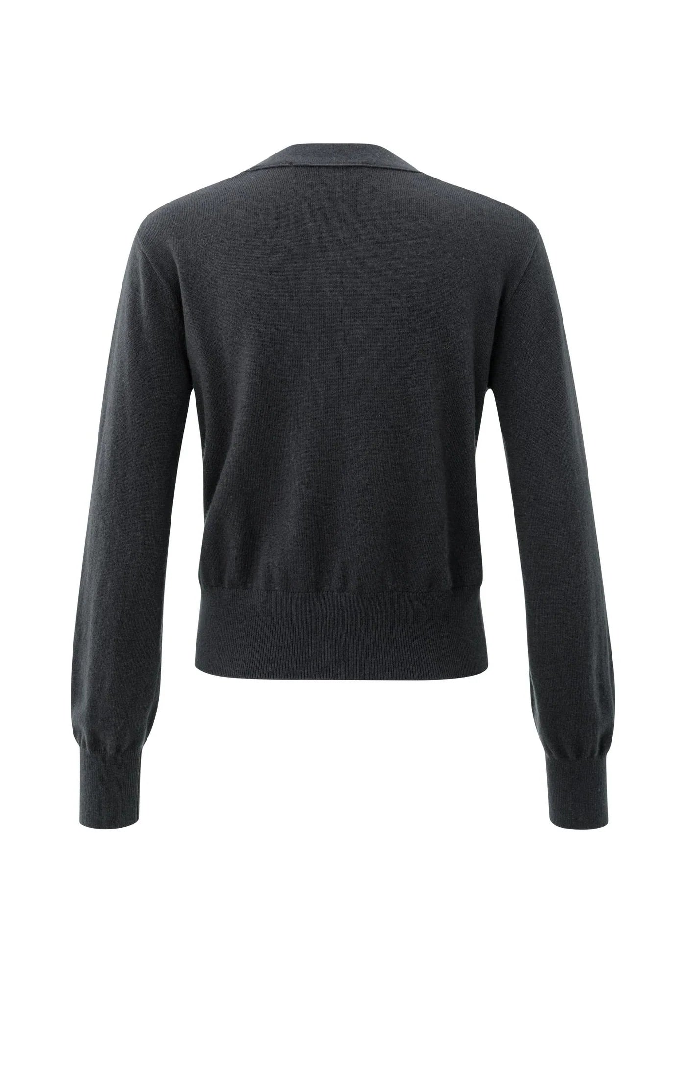 YAYA - Cardigan with Tie waist in Oyster Black