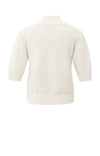 YAYA - Chunky knit sweater with cable details in Off White