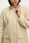 Velvet - Rosa - Cotton Canvas Jacket in Sand