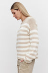 Velvet - Lex - Cotton Cashmere Top in Sable/Milk