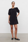 Velvet - Cathy - Cotton Corduroy Dress in Black